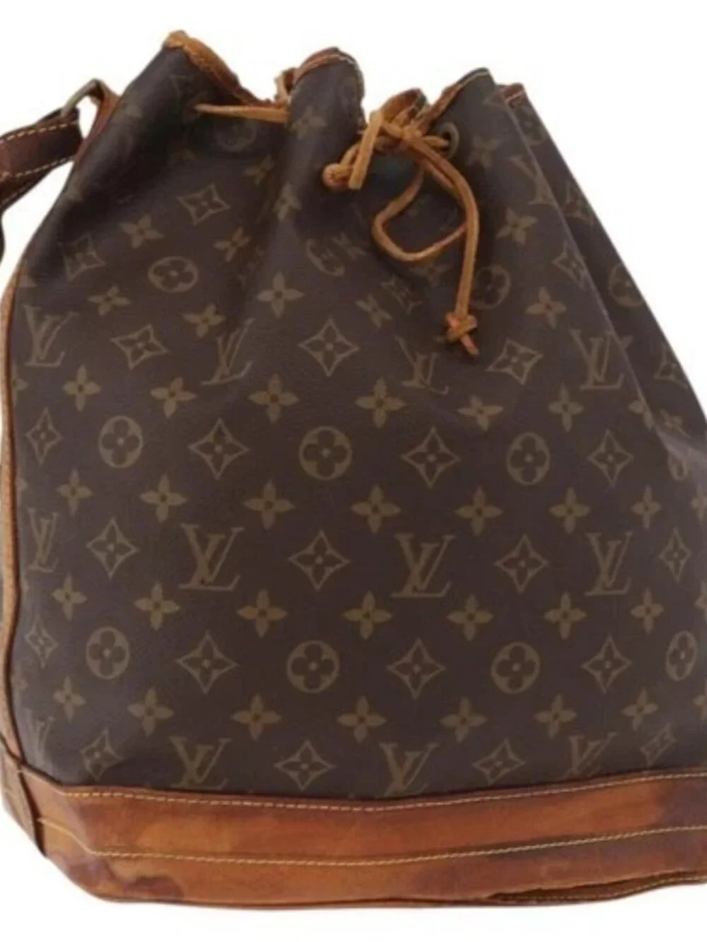 LOUIS VUITTON Monogram Noe Shoulder Bag M42224 LV Auth bs31904
